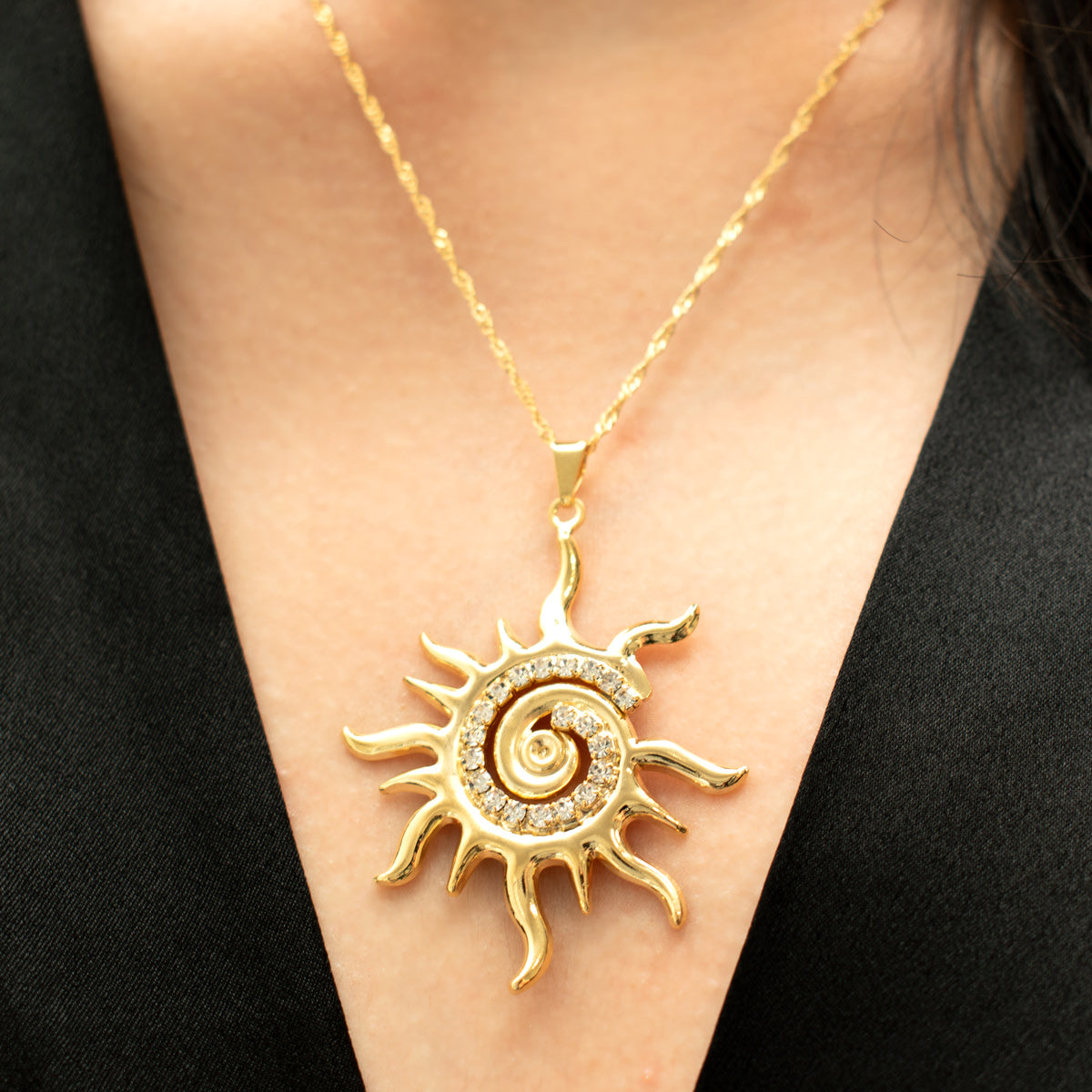 Sun Necklace (Gold)