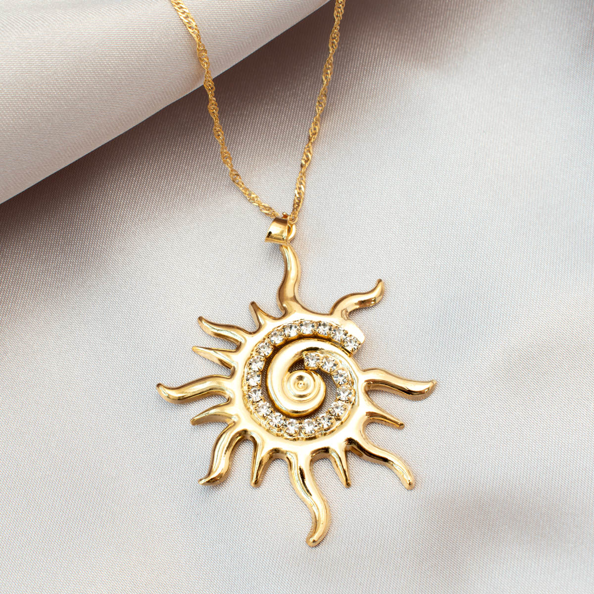 Sun Necklace (Gold)