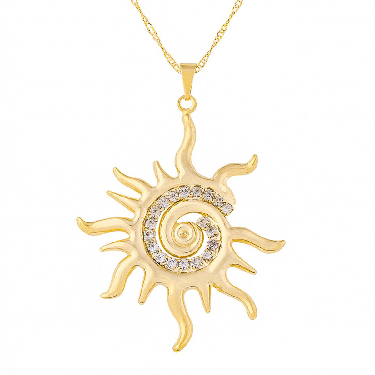 Sun Necklace (Gold) | Moonlistic