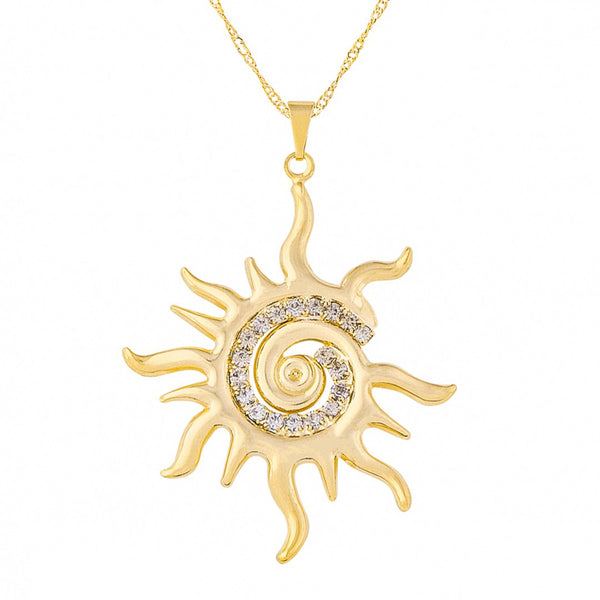 Sun Necklace (Gold)