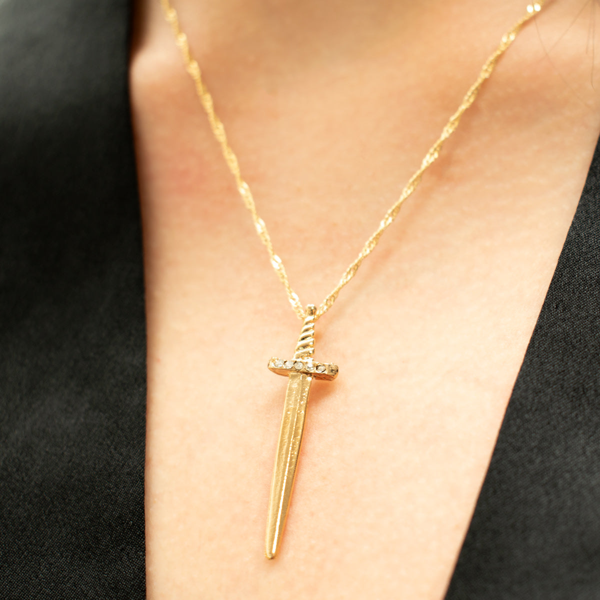 Sword Necklace (Gold)