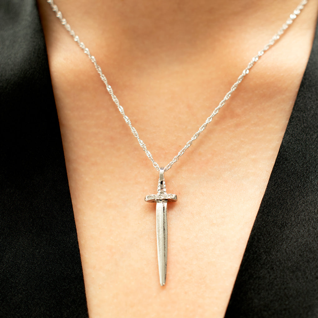 Sword Necklace (Silver)