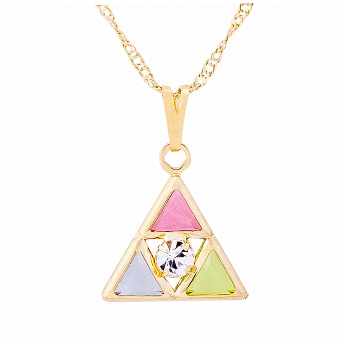 Triangle Necklace (Gold)