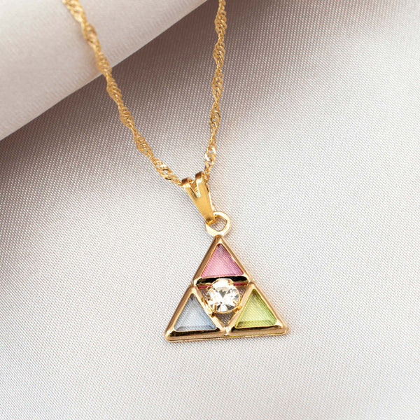 Triangle Necklace (Gold)