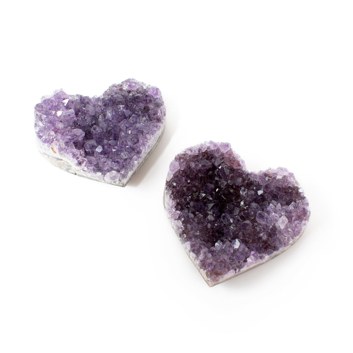 Amethyst Cluster Heart